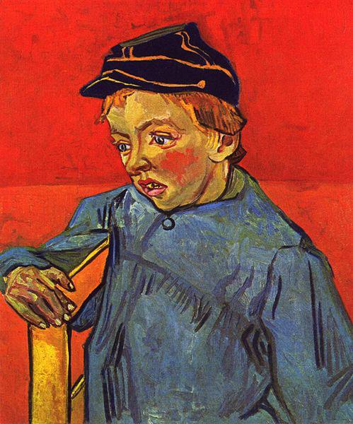 Vincent Van Gogh Schuljunge France oil painting art